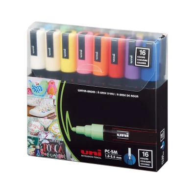 Acrylic Paint Marker Pen Set With Brush Tip Acrylic Pen Ideal for DIY Drawing Art Supplies