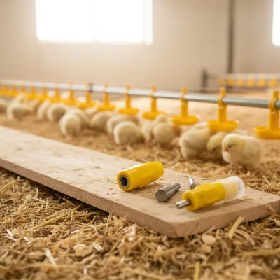 New & Used Automatic Nipple Drinker Chicken Feeder PP Plastic Animal Feeders with 1-Year Warranty for Home Use