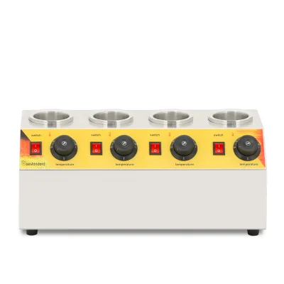 Commercial Electric Sauce Warmer, Sauce Bottle Warmer with Squeeze Bottles Sauce Heater