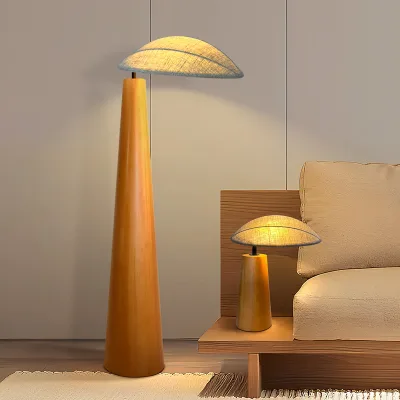 Wabi-sabi Lamp Creative Retro Japanese Living Room Bedroom Chinese Wood Style Homestay Teahouse Atmosphere Lamp