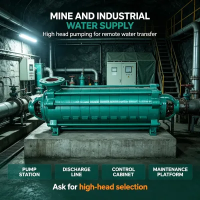 DEPUMP Handle Large Volume High Lift Water Transfer for River to Farm Diversion Projects Water Pump High Pressure 4 Inch