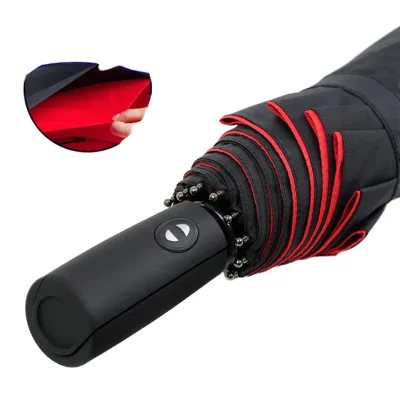 Payang 10K Full-Automatic Dual-Use Umbrella Modern Design Windproof Sun/Rain Proof Double-Layer Advertising Straight Umbrella
