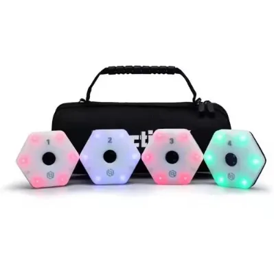 ZJFIT ReactionX Rlt Agile Reaction Light Induction Basketball Football Badminton Tennis Boxing Training Equipment 4 Lights+app