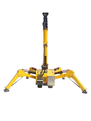 Track-type spider crane - Specialized crane for use in small and narrow spaces
