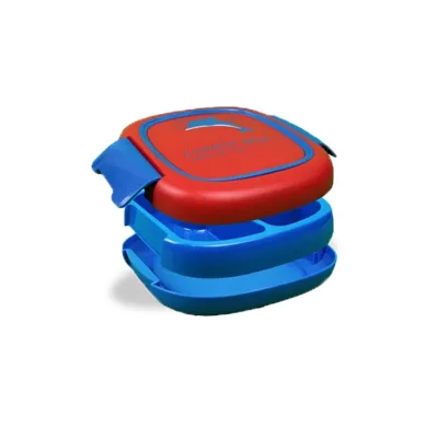 Kids Lunch Box Plastic Lunch Box With Spoon Lunch Box With Carry Bag