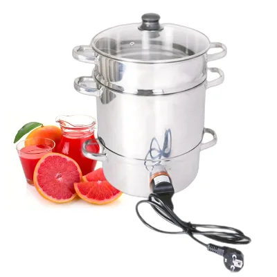 New Design 3 Layers Stainless Steel Steam Juicer Electric Fruit Juice Pot