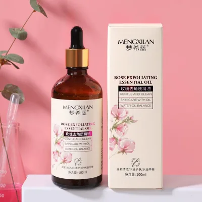 Private Label Rose Face Serum Hyaluronic Acid Liquid Anti-Aging and Whitening Exfoliating Facial Hydrating Repair Dry Skin Serum