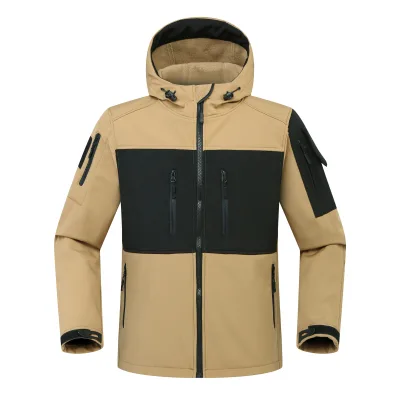 Hot Sale Hunting Softshell Jacket Multi-pocket Worker Waterproof Soft Shell Jacket