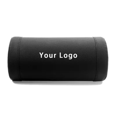 New Style Wholesale Professional Headrest Pillow Synthetic Leather Semicircle Universal Car Neck Pillow