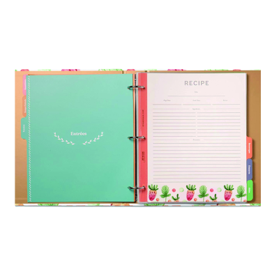 Recipe Book to Write in Your Own Recipes, 8.5" X 11" Personal Blank Recipe Notebook, Removable Hardcover Recipe Journal Book