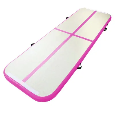 Thickened Cushioned Inflatable Gymnastics Mat Anti-Skid Wear-Resistant for Family Fitness and Children's Sports Protection