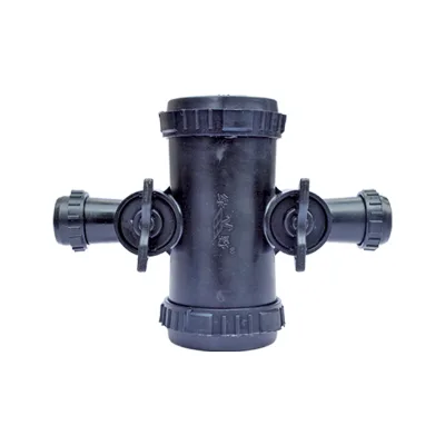 Irrigation Connection Four Way Spray Hose Bypass Valve Micro-Spray Rain Hose Irrigation Fitting