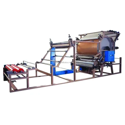 Water Based Glue Thermal Oil Heating Laminating Machine