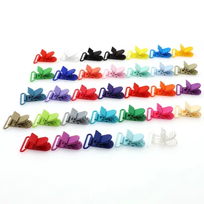 25mm Plastic Clips Alligator Clips Pacifier Chain Accessories Webbing Clips Multi-Purpose Clips Stock 34 Colors Rope Snap