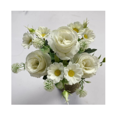 Modern Roses Artificial Flowers Bulk Red pink  Purple Blue White Rose Family