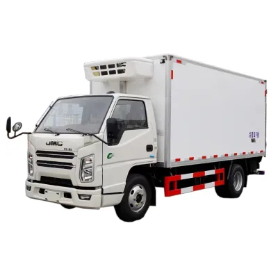 Small 115HP 4*2 Diesel Refrigerator Freezer Truck New Condition Automatic Manual Food Storage Transportation Refrigerated Truck