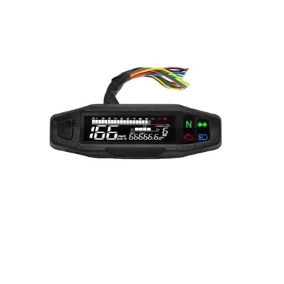 Digital LED Display Tachometer Motorcycle Speedometer Gauge Motor Odometer