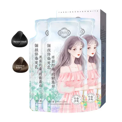 OEM Black Hair Shampoo 100% Cover Gray Hair Color Shampoo