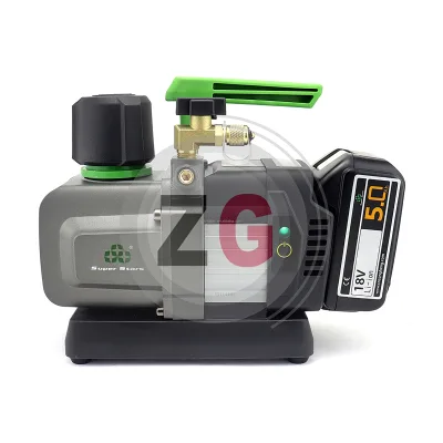 Super Star Refrigeration ST-2BMC Lithium Electric Vacuum Pump 2.5CFM 71L/MIN Dual Stange for Air Conditioning Fittings
