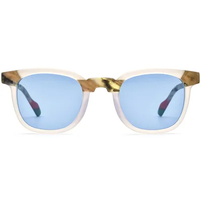 2024 Frame Trend Color Matching New Vintage Sunglasses Luxury Square Unisex Trendy Uv400 Acetate Polarized Sunglasses