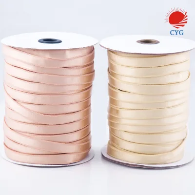 CYG-10mm High Quality Satin Elastic Bra Strap for Apparel