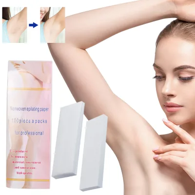 Professional Wax Strips for Waxing Hair Removal Strips Reusable for Face Body Non Woven Smooth Use Wholesale