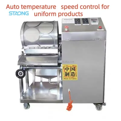 Stainless Steel Tortilla Quesadilla Crepes Injera Lumpia Spring Roll Maker with 220V Motor for Home Use