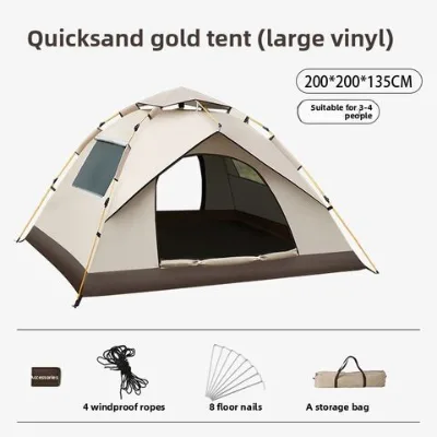 Outdoor Camping Fully Automatic Waterproof Sunscreen Instant-Opening Tent Camping Mosquito Repellent Portable Tent