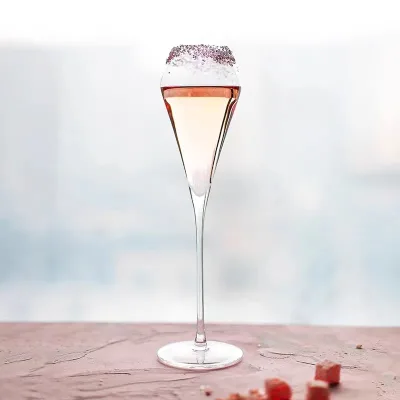 Factory Hot Selling Handmade Modern Design for Cocktail Glasses Crystal Sparkling Wine Glasses
