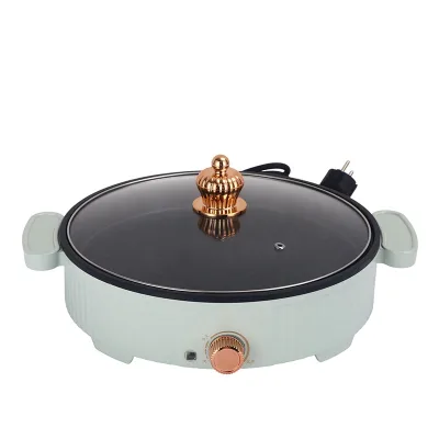 OEM Electric Household Cute Korean Pizza Pan for Home Party Non-stick Homemade Cooker