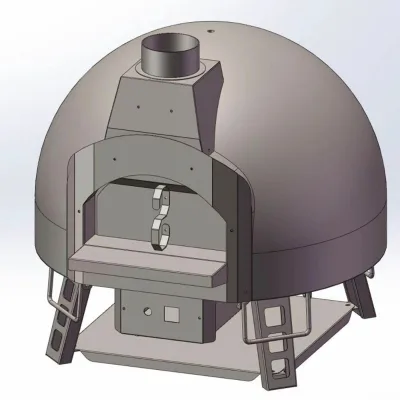Wood Fire Outdoor Kitchen Cooking Gas Pizza Oven Price Italy Pizza Baking Oven with Stand Stone for Pizzeria Equipment Machine