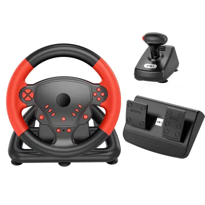 Hot Selling Steering Wheel for Kids Racing Game 4 in 1 Gaming Steering Wheel Set for a for Playstation 4 Steering Wheel PS4