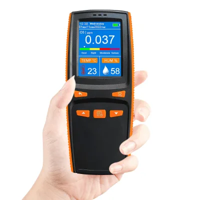 High Precision Handheld Ozone Detector with Support for Classroom Clinic Residence Workplace