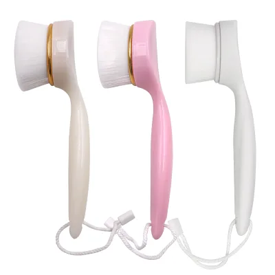 Long Handle Makeup Cleansing Brush Cosmetic Tool Soft Fiber Facial Cleansing Brush