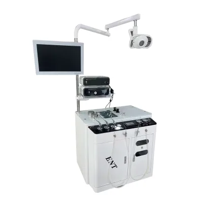 IN-6001A High Quality Ent Treatment Unit Equipment Medical Surgical Working Station With Patient Chair and Table Unit