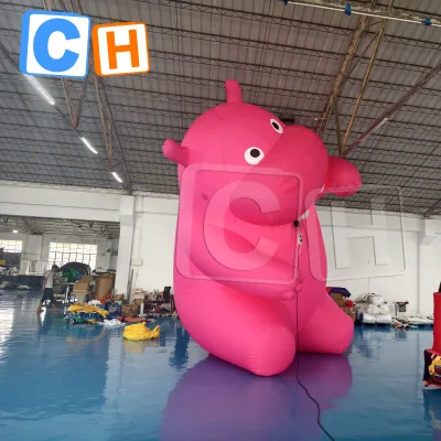Giant Inflatable Hippo Advertising Inflatable Giant Toy for Parade Party Decoration