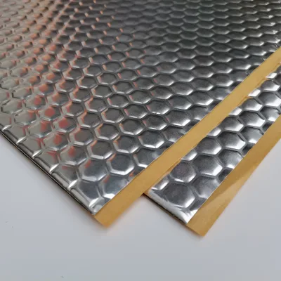 Heat Shield Car Sound Deadener, Car Sound Deadening Mat, Engine Insulation Foam With Aluminum Sheet