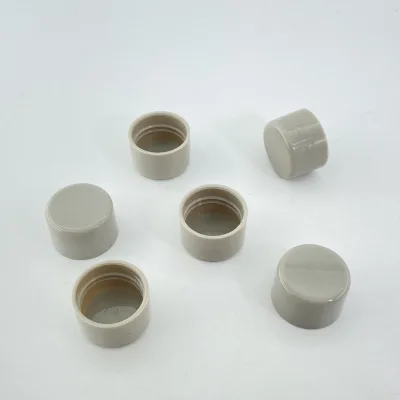 24-410 WHITE SMOOTH SIDE / SMOOTH TOP 4OZ CYLINDER DOME CAP WITH F217 LINER