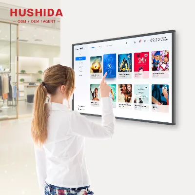 21 32 43 Inch Digital Signage Interactive Touch Screen Monitor Interactive Totem Touch Screen Panel