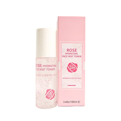 Top Selling Facial Mist Vitamin C Bright Hydrosol Private Label Rose Water Hyperpigmentation Hydrating SkinCare Rose Water Spray