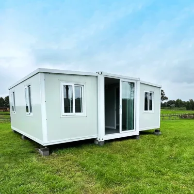 Durable Pre Fabricated Houses 4 Bedroom Luxury 40ft 20ft Foldable Expandable Container Home House for Sale