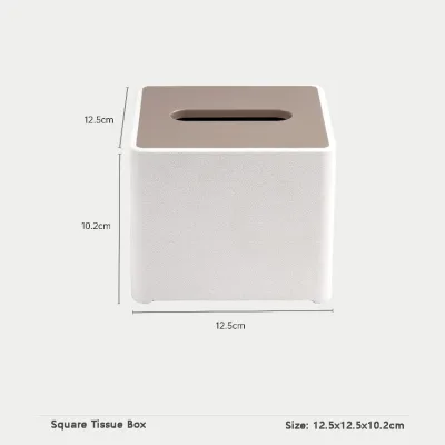 Hot Selling JUNTU BW022 Non Deformable Square Tissue Box Wear-resistant and High Temperature Resistant Hotel Use