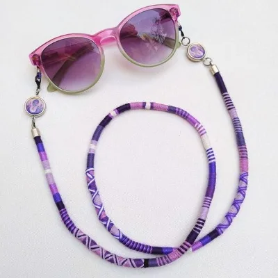Custom Purple Eenage Girl Gifts Eyeglass Strap Reading Glasses Cord Sunglasses Chain Sunglass Eyewear Lanyard Boho