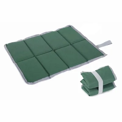 Outdoor 600D Oxford Cloth Folding Cushion, Thickened Pearl Cotton, Portable Folding Moisture-Proof Picnic Cushion