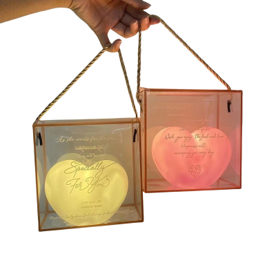 2025 Valentine's Day Electronic Love Heart Night Light Roses Flower Romantic Weddings Gift With Box for Lovers Mothers