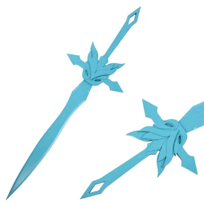 Genshin Impact Bamboo Wooden Weapon Replica Eula Sword for Cosplay