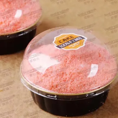 235ml Color Coated Smooth Wall Round Aluminum Foil PET Disposable Baking Cups with Clear Lid Oven Safe CE Certified for Cake