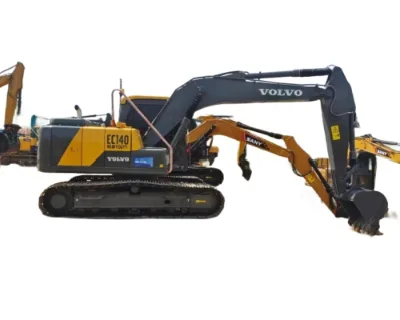 Excavadora Volvo EC140 Usada Con Motor Turboalimentado Y Bajo Consumo De Energia 14 Toneladas