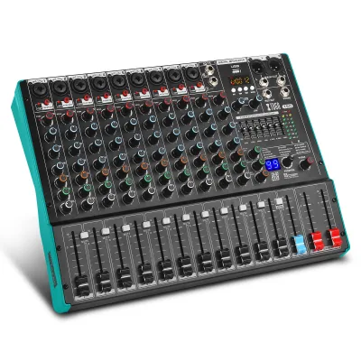 TS11 Professional 99DSP Effects 11 Channel Home Party Audio Analog Mixer Consola De Sonido for Stage