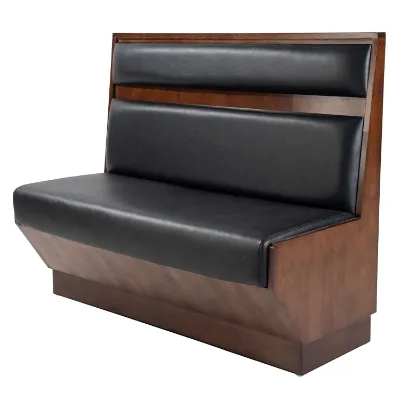 Fashion Modern Furniture Leather Restaurant Double Booth Seating High Back Booth Sofa for Good Quality Restaurant Sofa Booth